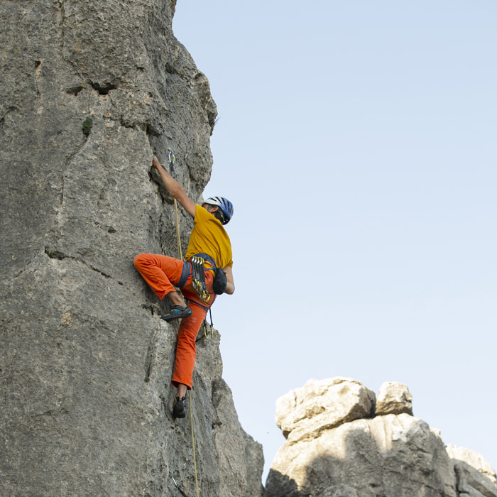 Escaladores de roca