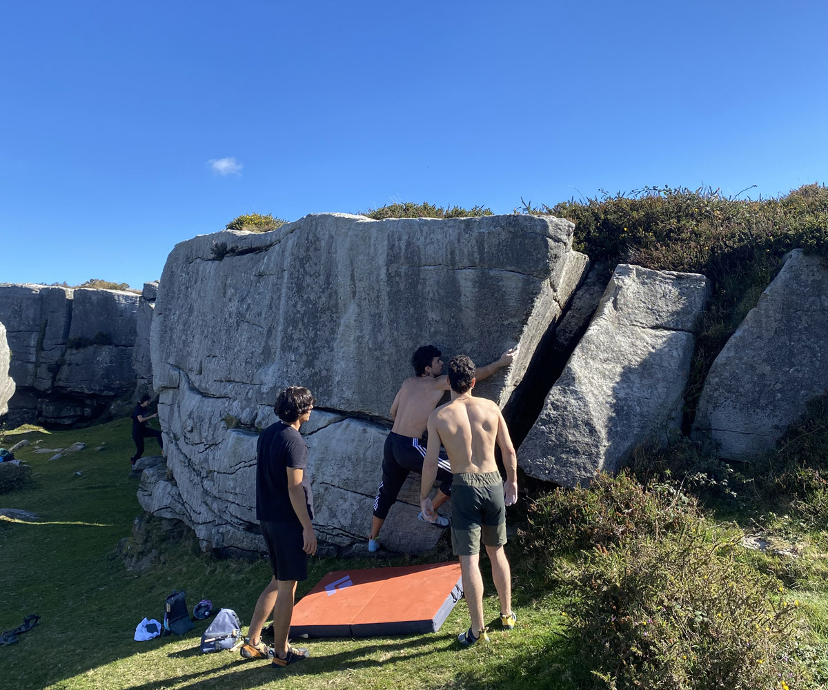 Escaladores, escalada deportiva
